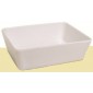 Ravier rectangulaire blanche 10x7,5x3,5