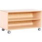 Meuble bas 1 étagère à roulettes