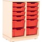 Meuble  sur socle pour bacs plastiques