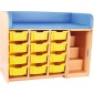 Meuble de change à configurer avec matelas et escalier escamotable