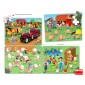 Puzzles coopératifs la ferme - set de 4
