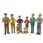 Figurines famille asiatique
