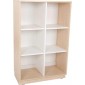Meuble à casiers Quadro 6 compartiments - colonnes