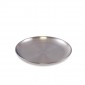 Assiette plate inox Ø 20 cm