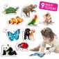 Maxi puzzles silhouette les animaux