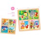 Puzzles séquentiels Pinocchio et le petit chaperon rouge