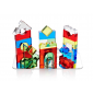 Blocs de construction cristal Couleurs assortiment 25 pièces