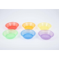 Assiettes translucides de tri : couleurs transparentes