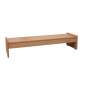 Banc sans dossier (mousse en option)