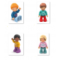 Figurines Toddys : Assortiment de 4 personnages articulés 