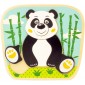 Puzzle relief animaux : panda