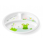 Assiette 3 compartiments Souris verte