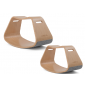 Lot de 2 tabourets Wobbel avec feutre : Enfant+junior/adulte 