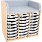 Meuble de change 24 bacs