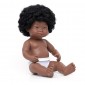 Poupée fille noire trisomique