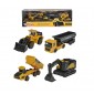 Coffret miniatures 4 véhicules de chantier