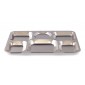 Plateau Inox compartiments