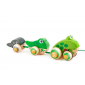 Famille grenouilles à tirer