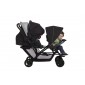 POUSSETTE double STADIUM DUO BLACK GREY 