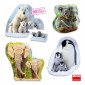Maxi-puzzle les animaux et leurs petits (espèces protégées)