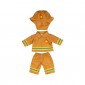 Ensemble vêtements poupon Pompiers 38 cm
