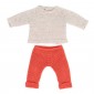 Ensemble vêtements poupon pull et pantalon 38 cm