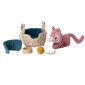 Chat et son panier