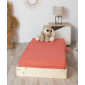 Drap sac (combi drap) en coton recyclé 60*120