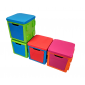 assortiment de 4 Boîtes de rangement boxi avec couvercles -  seconde main