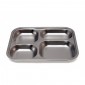 Plateau inox 4 compartiments