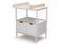 Meuble à langer évolutif coloris blanc/naturel