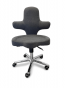 Siège ergonomique VARIO Tissus gris Assise réglable 3 hauteurs