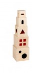 Cubes en bois translucides