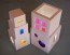 Cubes en bois translucides