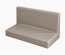 Assise double à dossier Tapipouf 